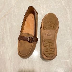 UGG suede leather brown moccasins